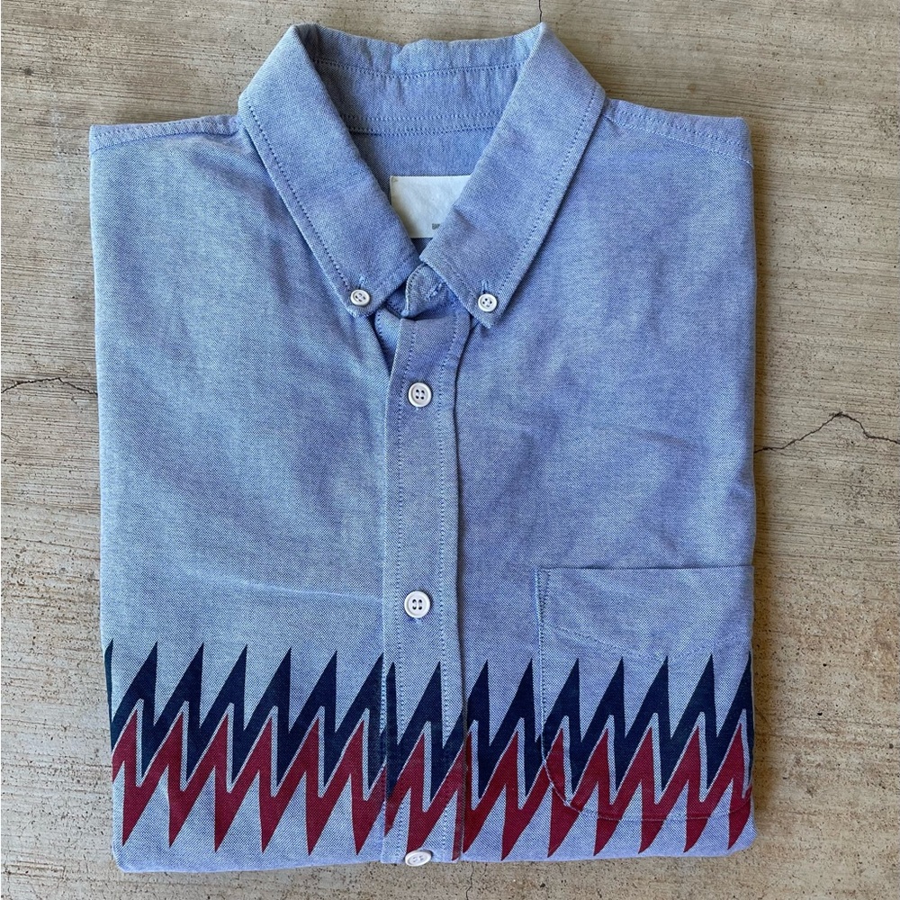 Band of Outsiders short-sleeve button up, size M
